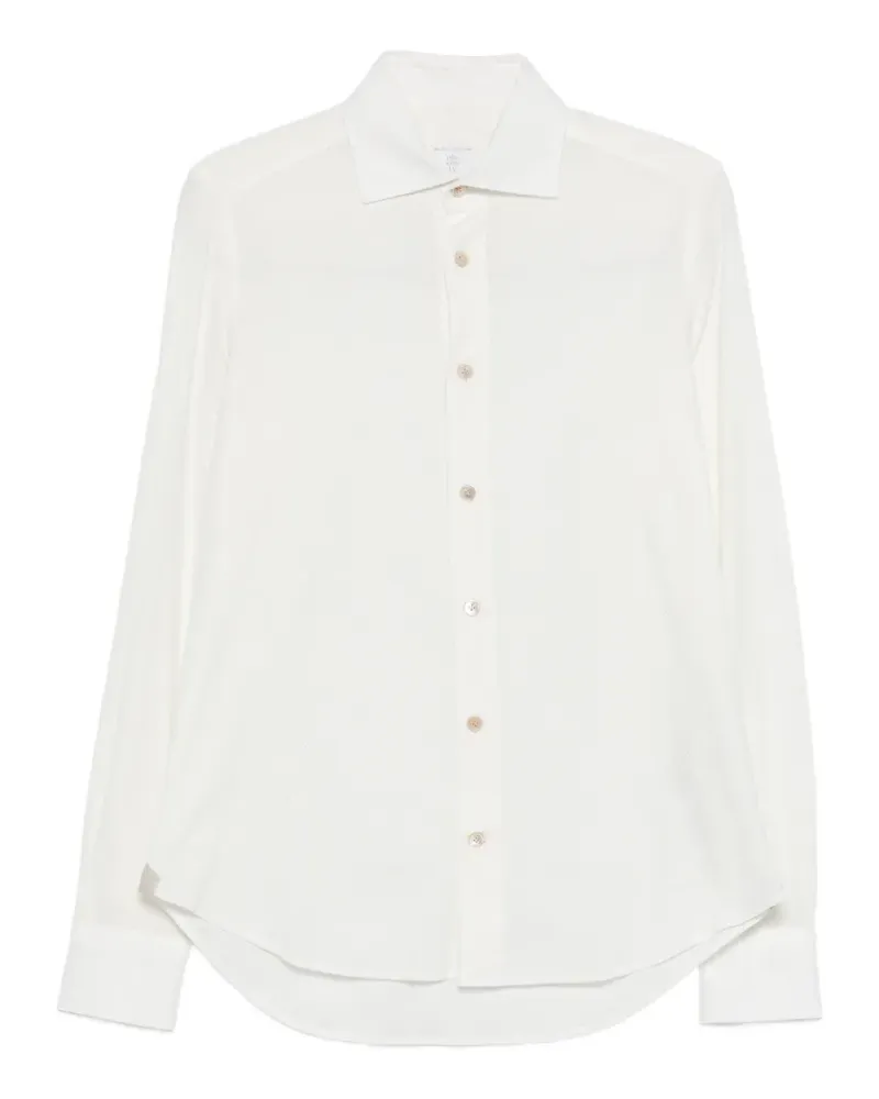 Eleventy Texturiertes Hemd - Nude Nude