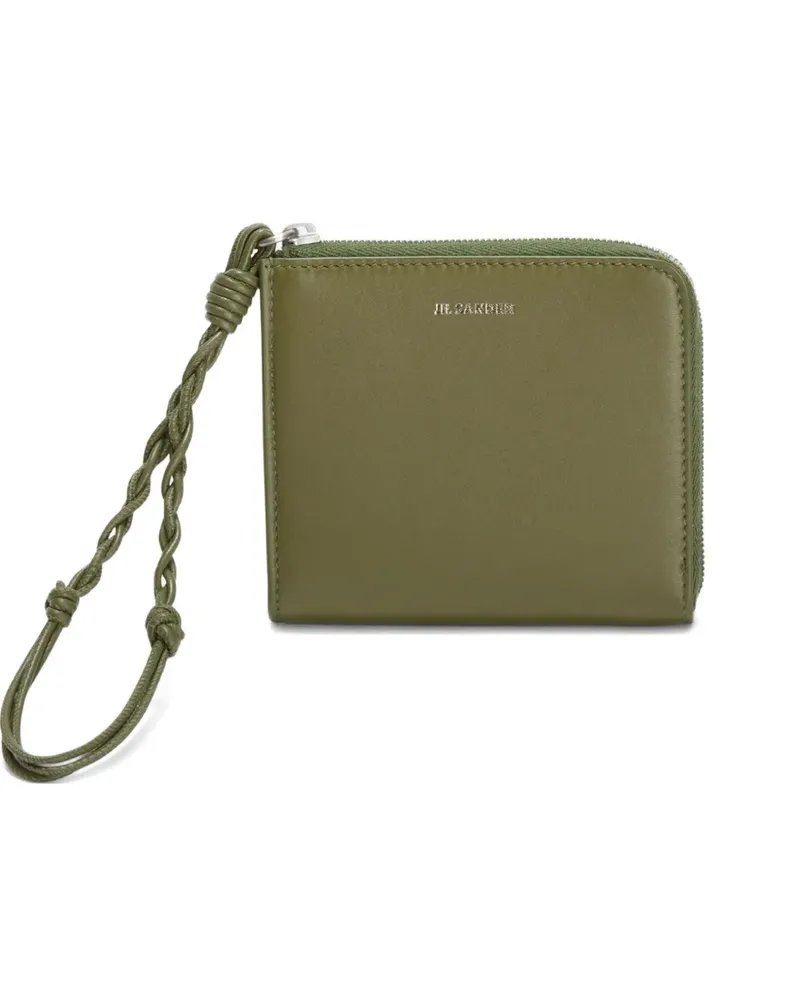 Jil Sander Tangle Kartenetui mit Reißverschluss - Grün Grün