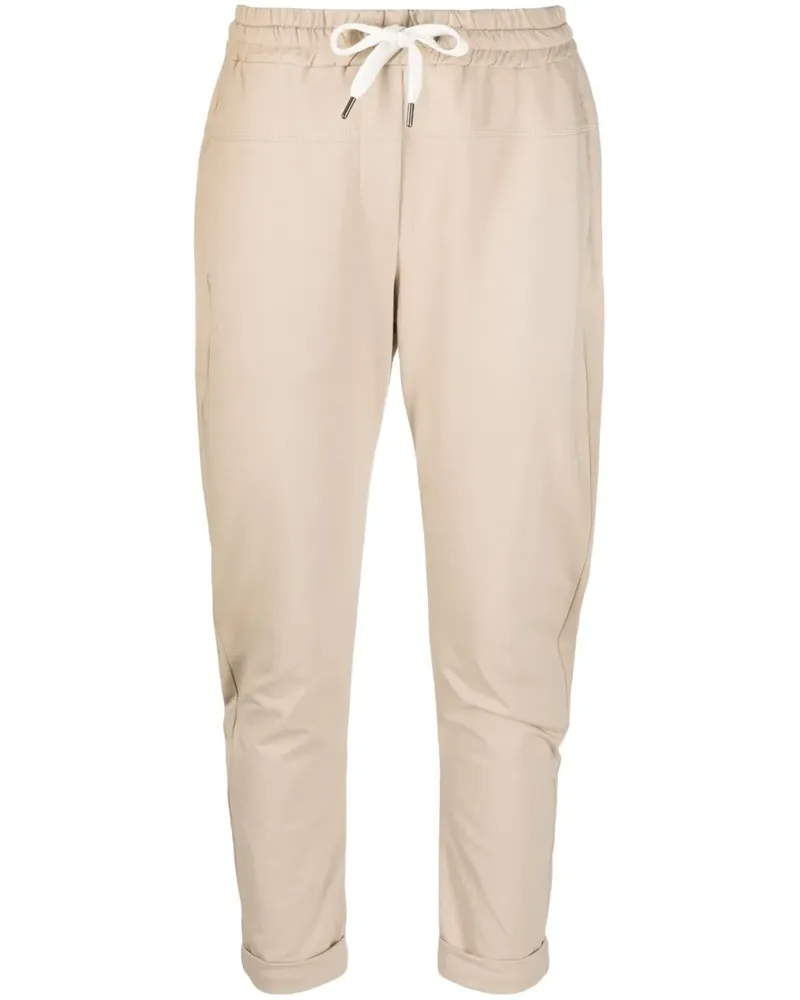 Brunello Cucinelli Jogginghose mit Kordelzug - Nude Nude