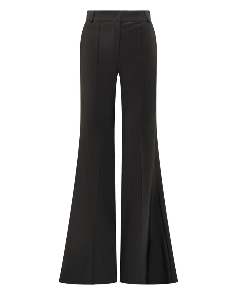 ACTUALEE Hose mit ausgestelltem Bein - Schwarz Schwarz