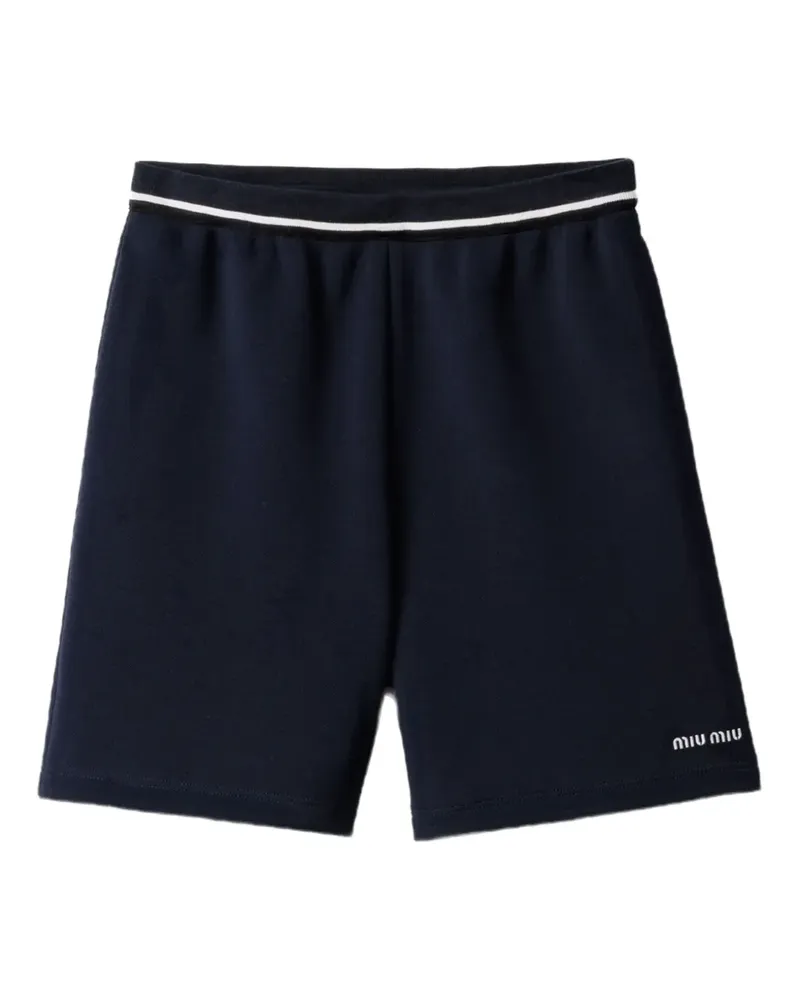 Miu Miu Hemd aus Jersey - Blau Blau