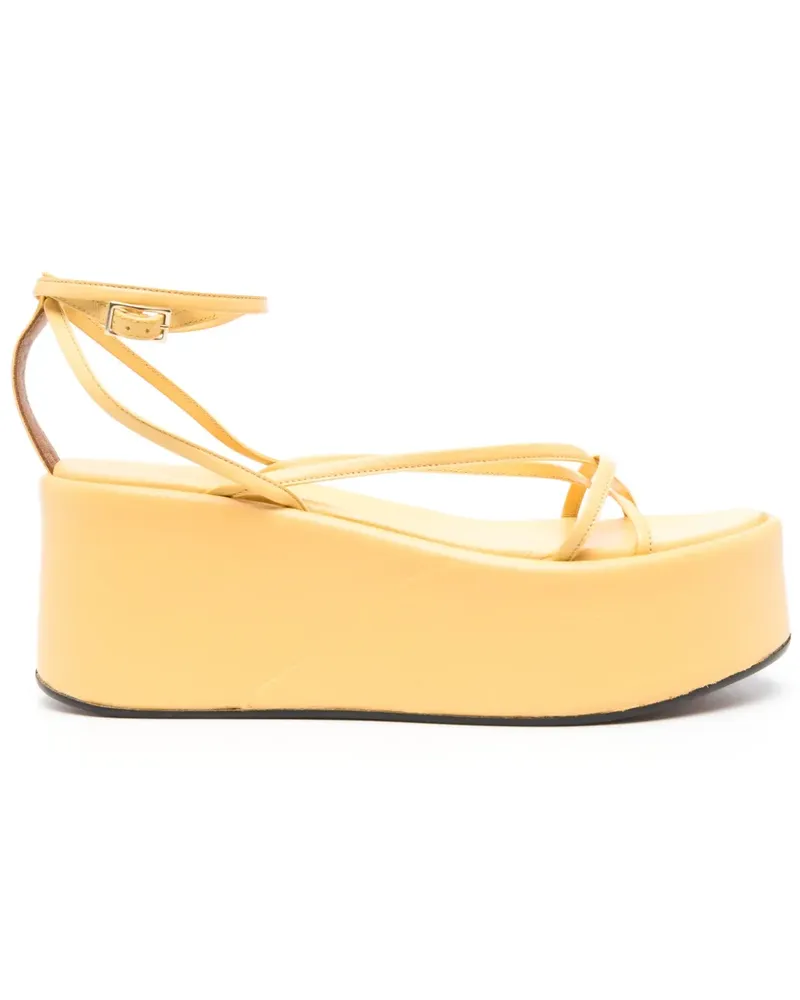 ATP Atelier Plateau-Sandalen 80mm - Gelb Gelb