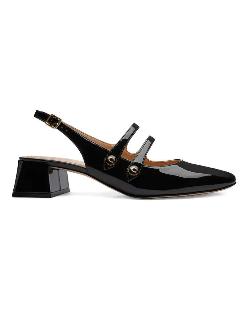 Coach Mary Jane strap block heel pumps - Schwarz Schwarz