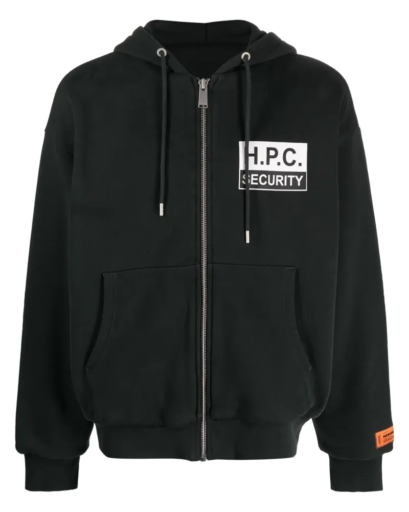 Heron Preston Hoodie mit "H.P.C Security"-Print - Schwarz Schwarz