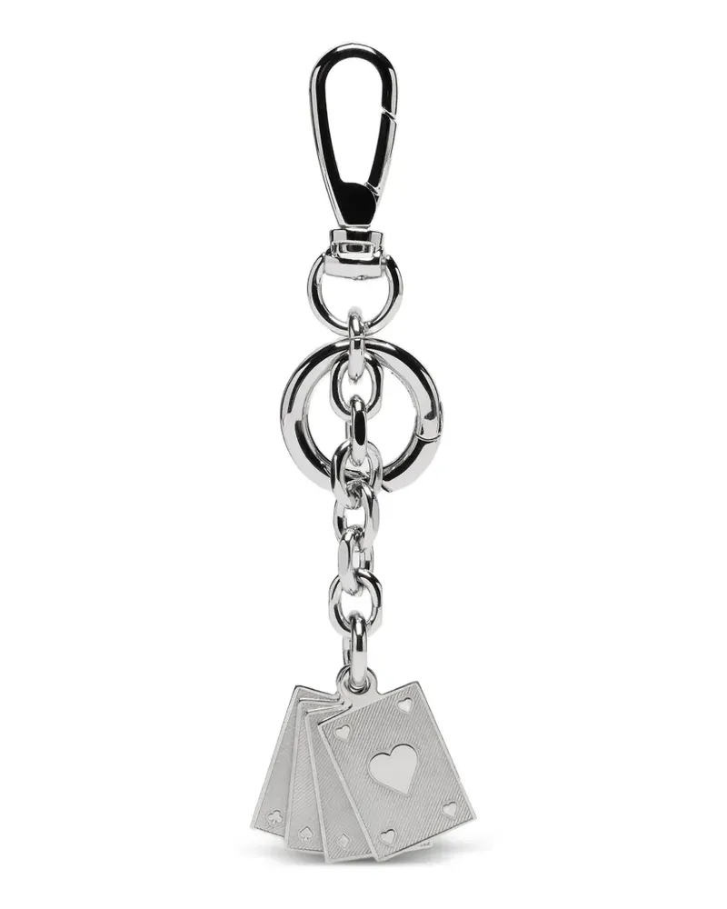 Maison Margiela playing-cards keyring - Silber Silber
