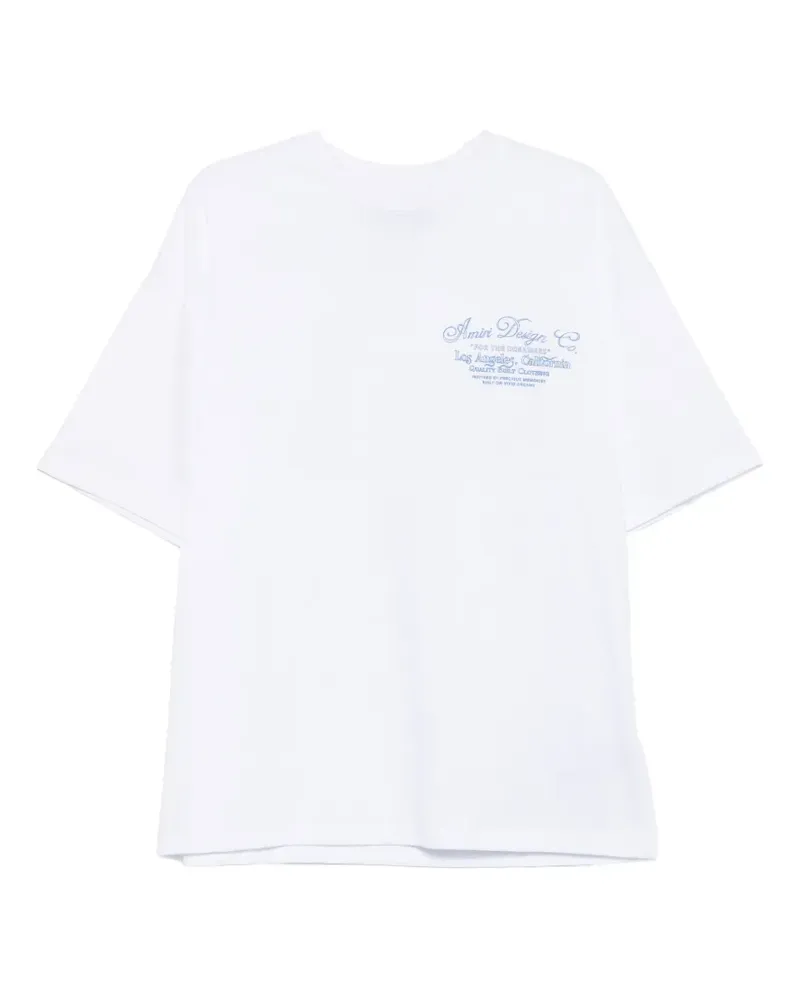 Amiri T-Shirt mit Logo-Print - Weiß Weiß