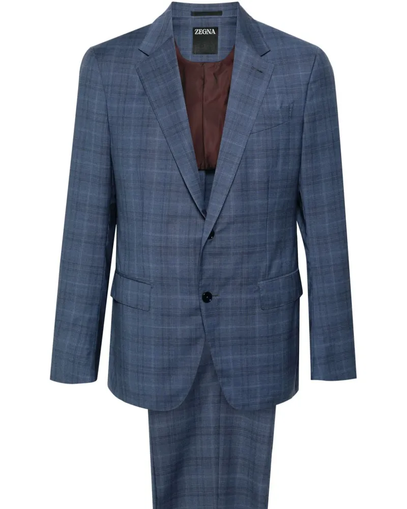 Ermenegildo Zegna Einreihiger Anzug - Blau Blau