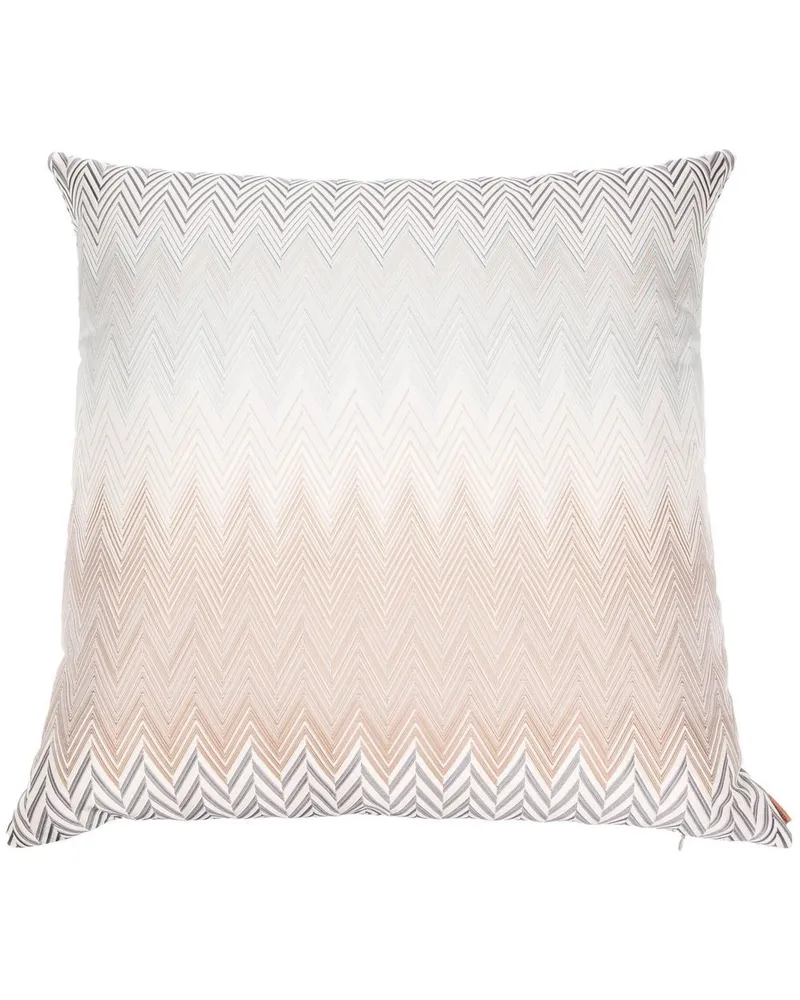 Missoni Home Daunenkissen mit Zickzackmuster - Nude Nude