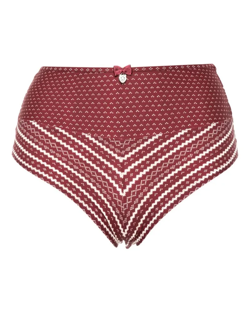 Marlies Dekkers Polaris Slip mit hohem Bund - Rot Rot