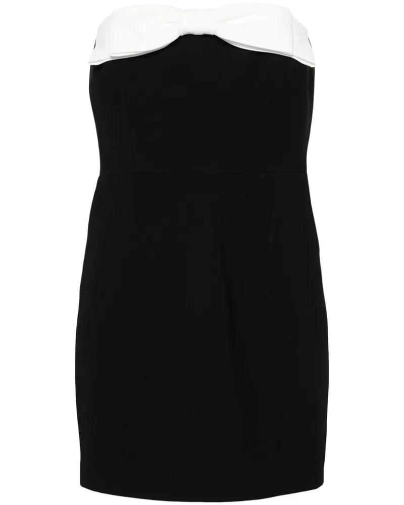 The New Arrivals Ilkyaz Ozel Elea Minikleid mit Schleife - Schwarz Schwarz