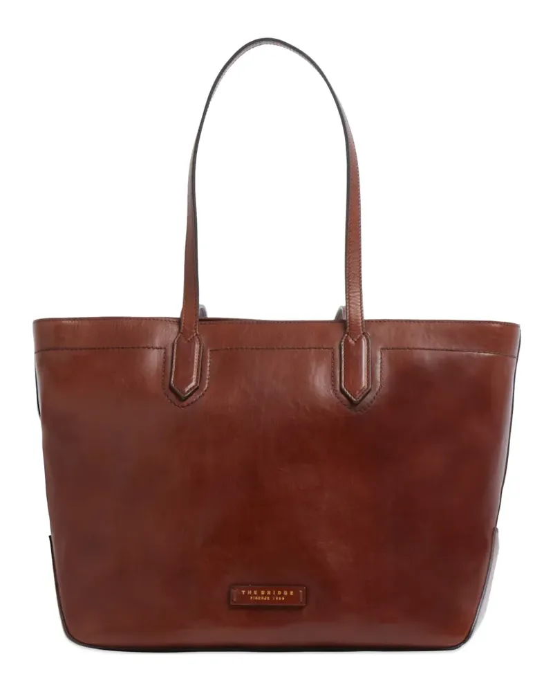 The Bridge leather tote bag - Braun Braun