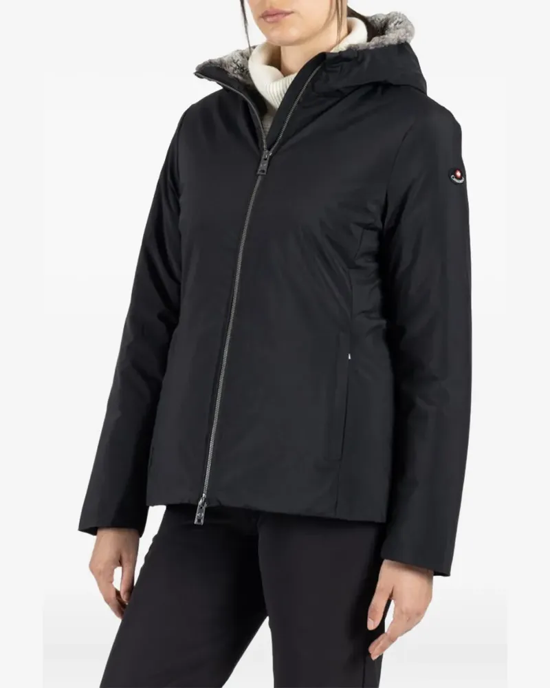 Canadiens long-sleeve shearling-lined puffer jacket - Schwarz Schwarz