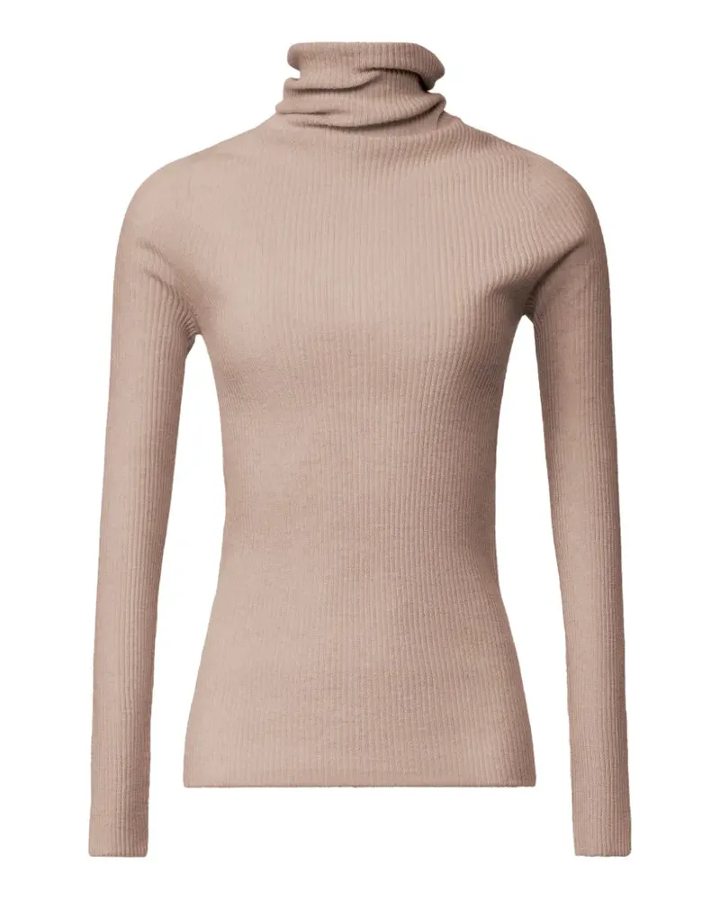 Fabiana Filippi Gerippter Rollkragenpullover - Nude Nude