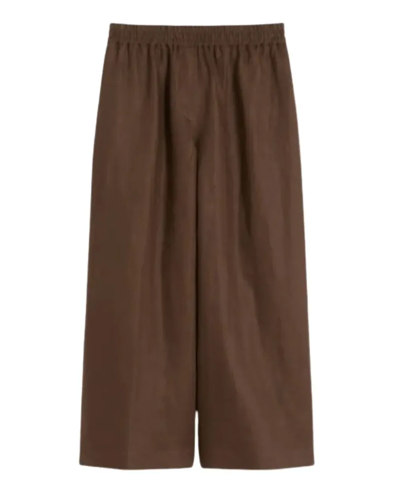 Max Mara elasticated-waist palazzo pants - Braun Braun