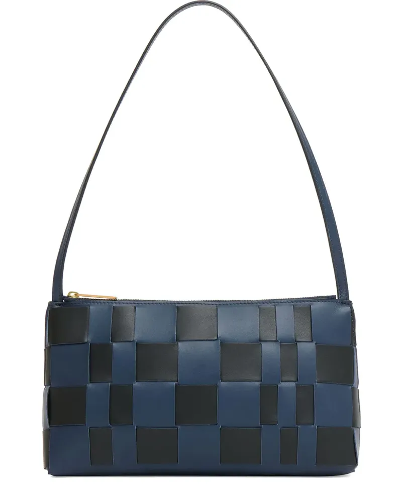 Mansur Gavriel Gewebte Gaia Schultertasche - Schwarz Schwarz