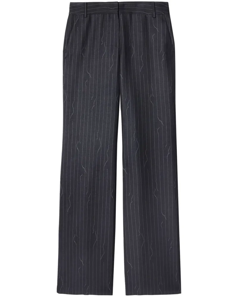 OFF-WHITE Hose mit Nadelstreifen - Grau Grau