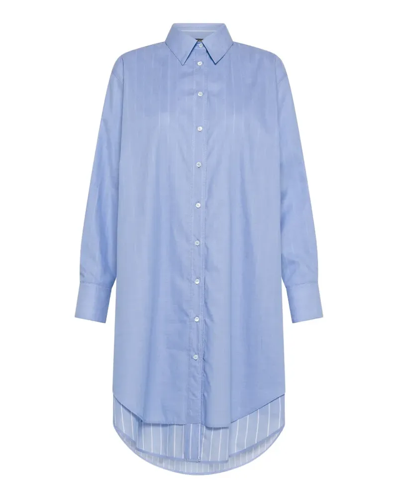 Seventy Kleid im Layering-Look - Blau Blau