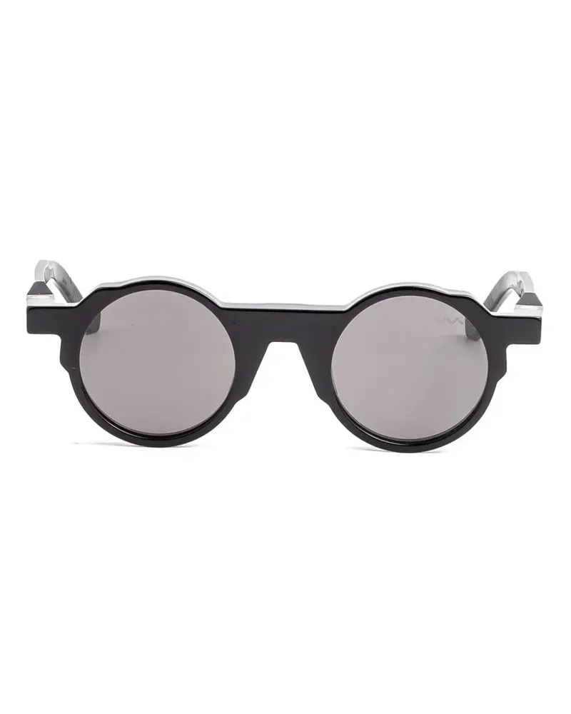 VAVA EYEWEAR Sonnenbrille mit rundem Gestell - Schwarz Schwarz