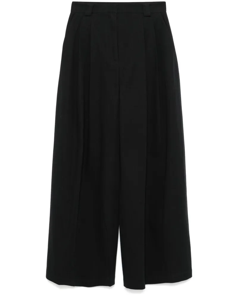 Alexander Wang High-Waist-Hose mit weitem Bein - Schwarz Schwarz