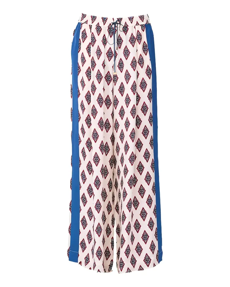 For Restless Sleepers Asteria Hose mit geometrischem Muster - Weiß Weiß