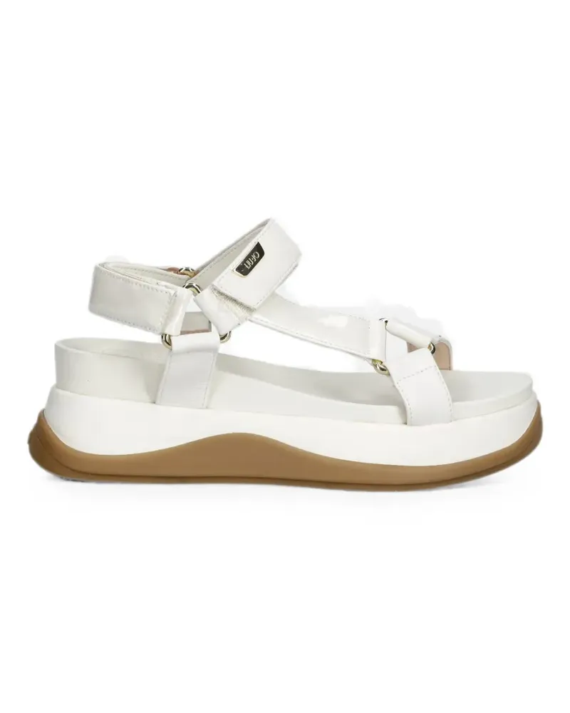 Liu Jo touch-strap platform sandals - Weiß Weiß