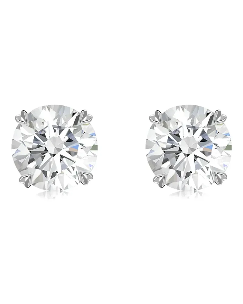 Pragnell 18kt Weißgoldohrringe mit Diamanten - Silber Silber