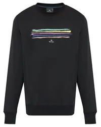 Paul Smith Sweatshirt mit Streifendetail Schwarz