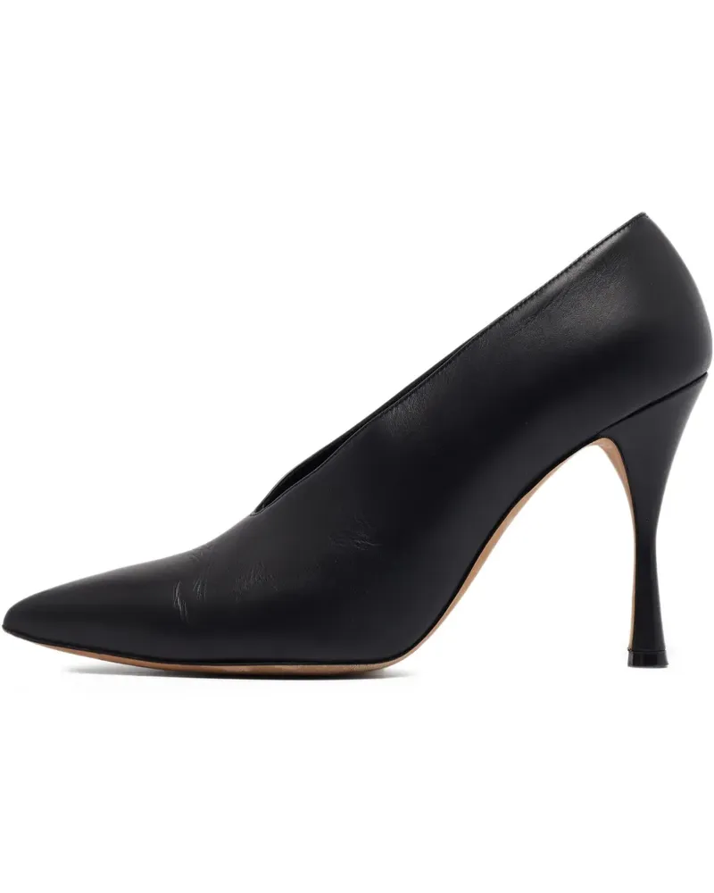 Manolo Blahnik Pre-owned Pumps mit spitzer Kappe 120mm - Schwarz Schwarz