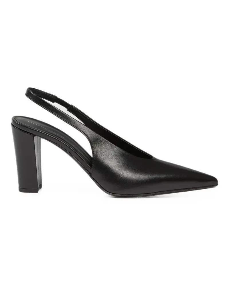 Liviana Conti Carla pointed-toe slingback pumps - Schwarz Schwarz