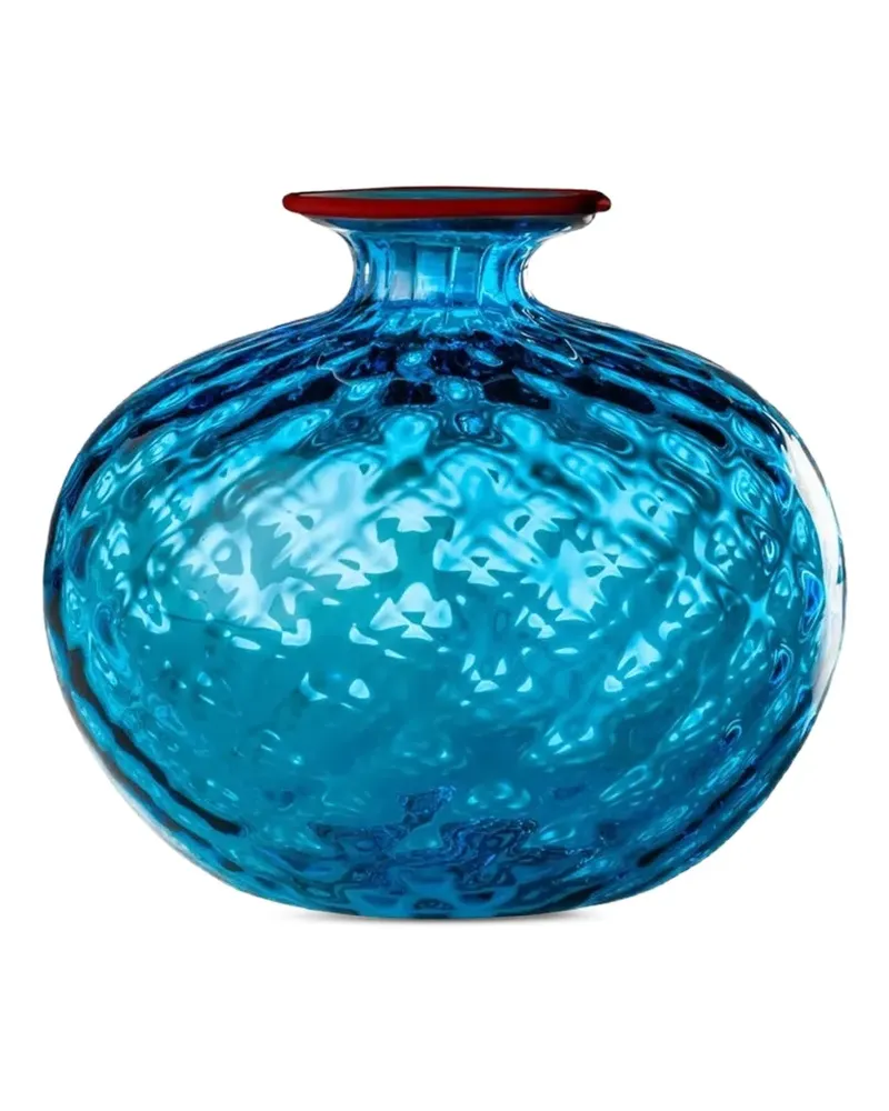 Venini Monofiori Balloton Vase - Blau Blau