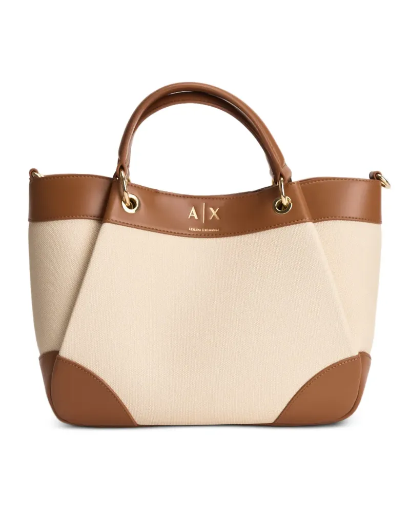 Armani Exchange top-handle shoulder bag - Nude Nude