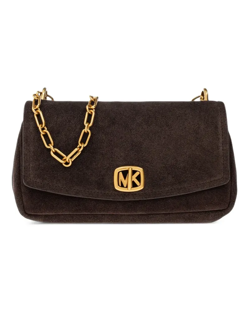 Michael Kors small Bryant suede convertible shoulder bag - Braun Braun