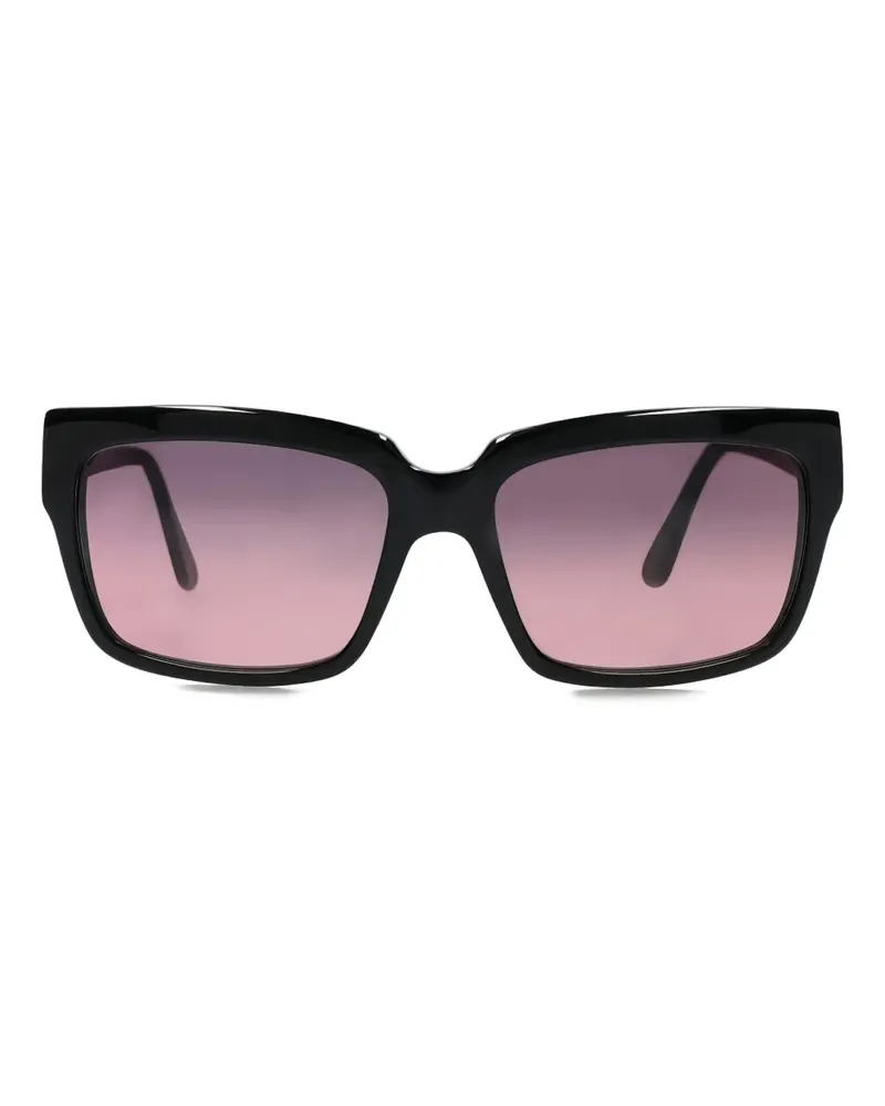 L.G.R. Durban rectangle-frame sunglasses - Schwarz Schwarz