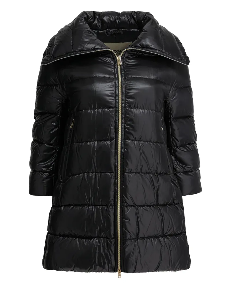 Herno Gefütterter Mantel - Schwarz Schwarz