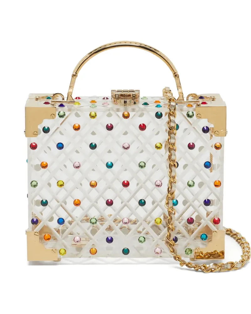 Aspinal of London Trunk Candy Tote Bag - Weiß Weiß