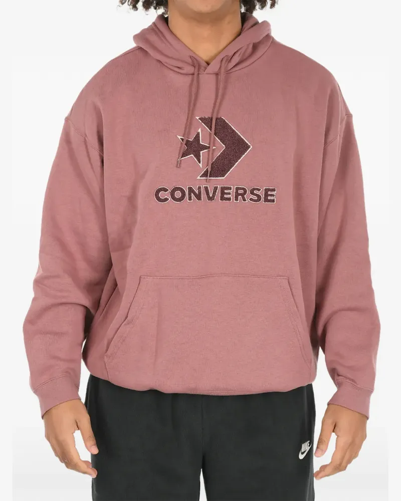 Converse Hoodie mit Logo-Stickerei - Rosa Rosa