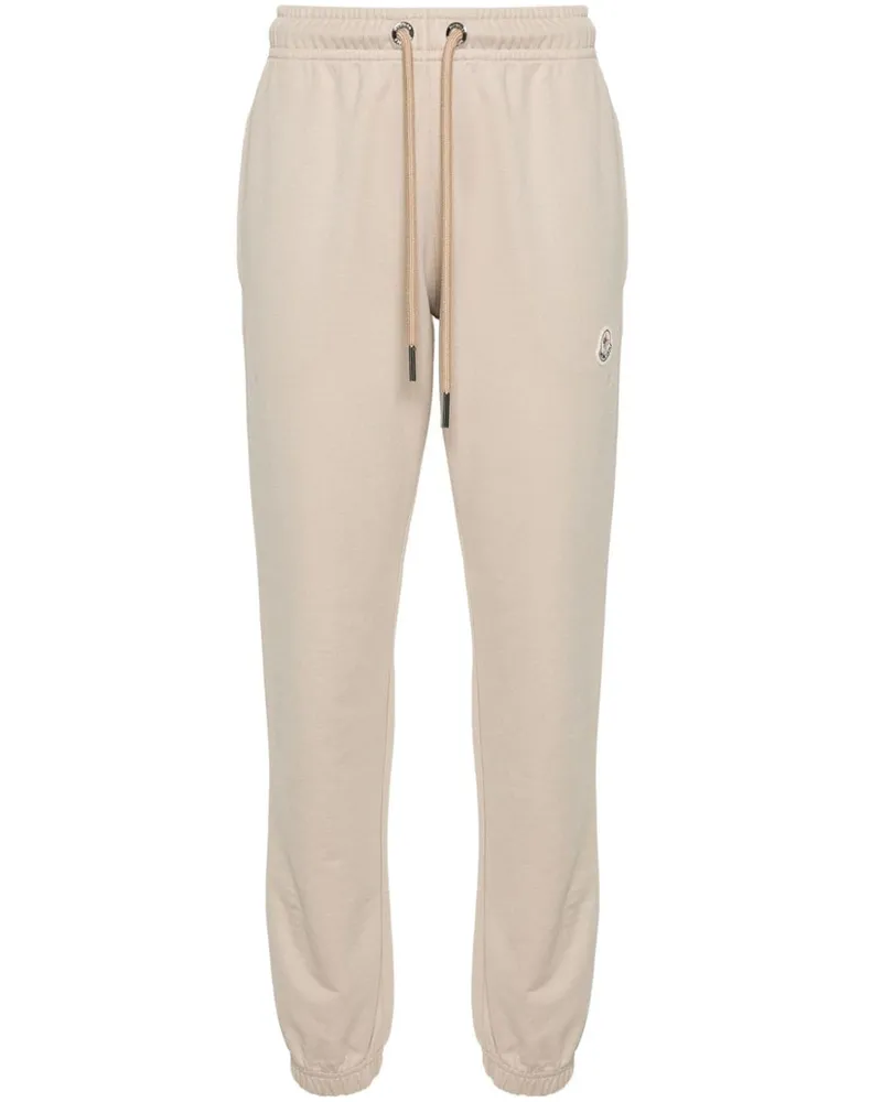 Moncler Jogginghose mit Logo-Applikation - Nude Nude