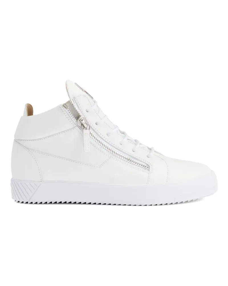 Giuseppe Zanotti Kriss Sneakers mit seitlichem Reißverschluss - Weiß Weiß