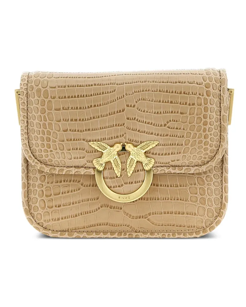Pinko Mini Love Bag Box Schultertasche - Nude Nude