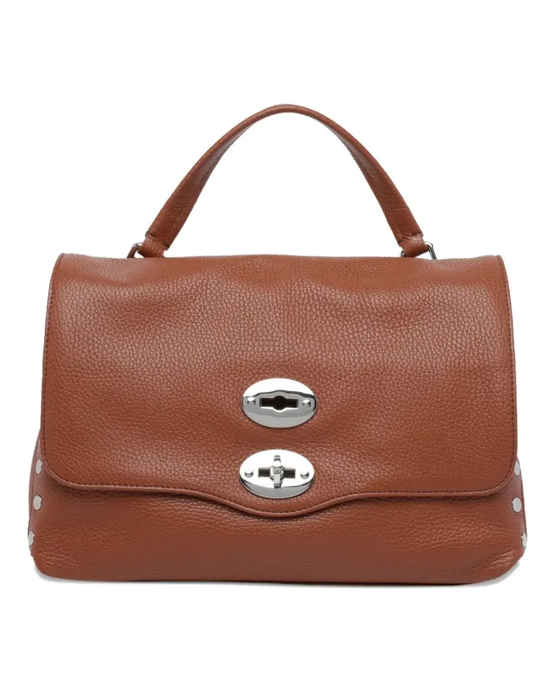 Zanellato Kleiner Postina Tote Bag mit Drehverschluss - Braun Braun