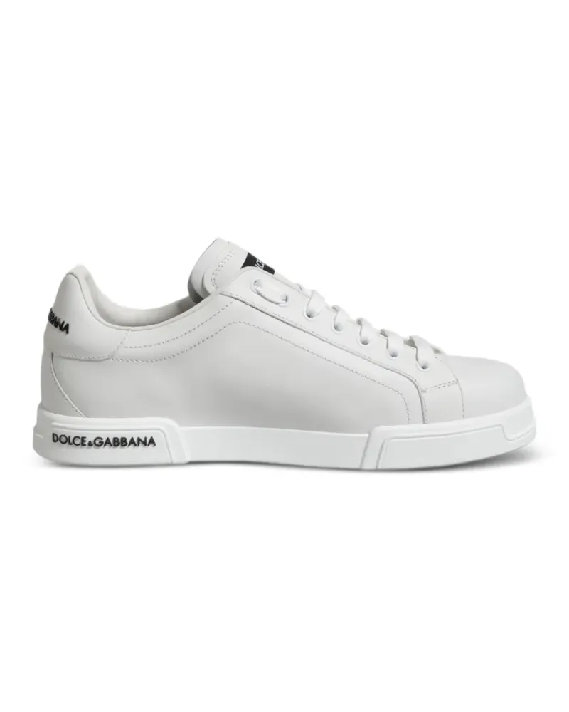 Dolce & Gabbana Sneakers mit Logo - Weiß Weiß