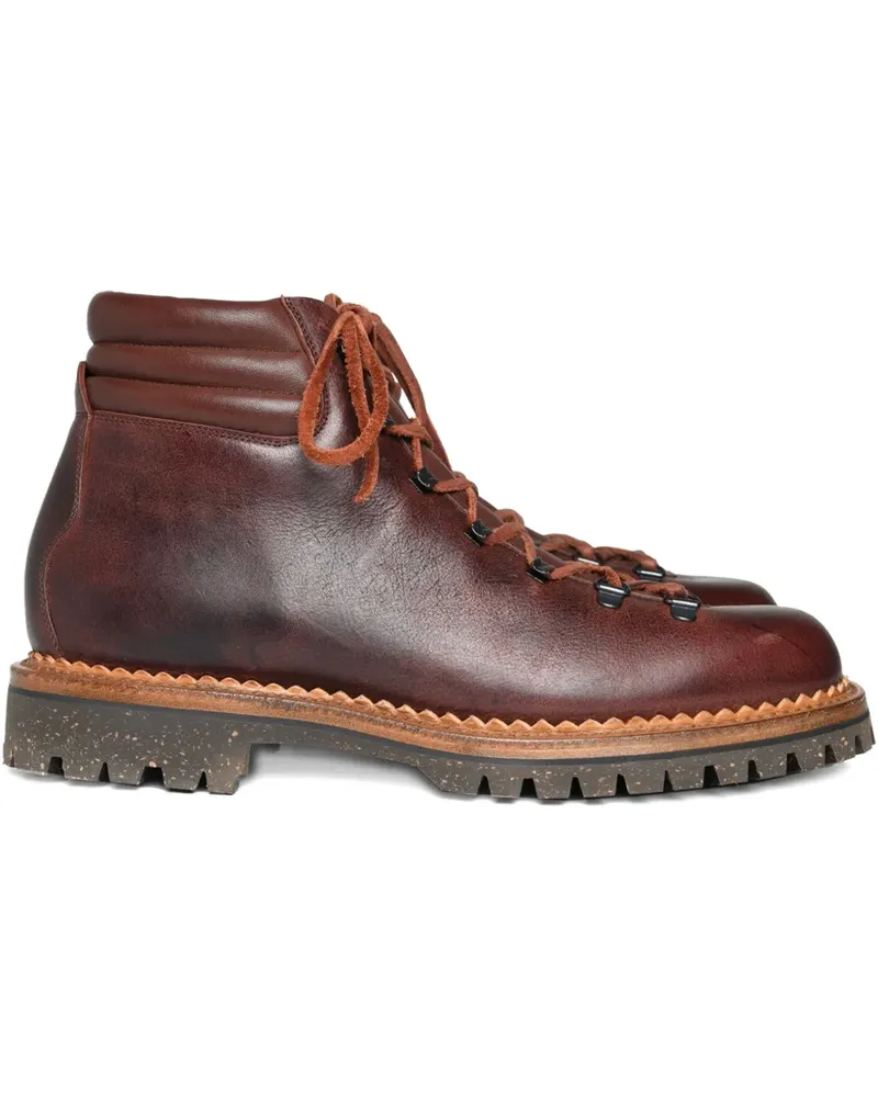 YUKETEN Hiking-Boots mit Schnürung - Braun Braun