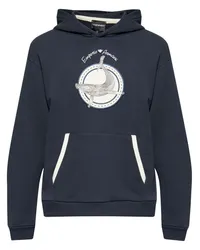 Emporio Armani Hoodie mit Logo-Patch Blau