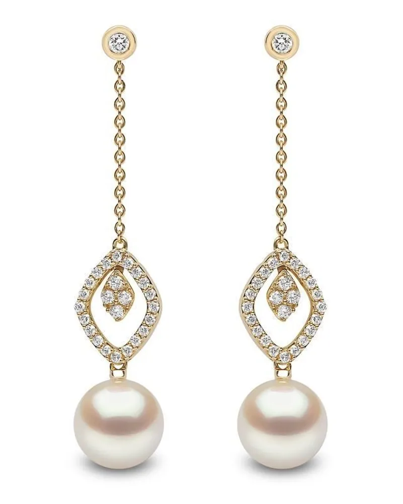 YOKO London 18kt 'Trend' Goldohrringe mit Diamanten Gold