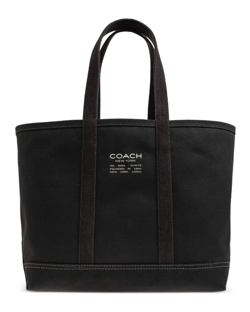 Coach top handle tote bag - Schwarz Schwarz