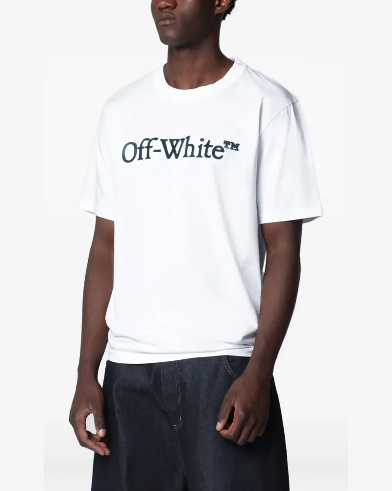 OFF-WHITE T-Shirt mit Logo-Print - Weiß Weiß