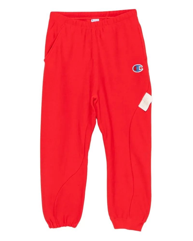 Undercover Jogginghose mit Logo-Patch - Rot Rot