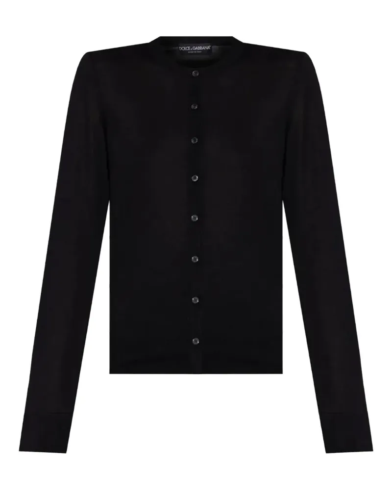 Dolce & Gabbana Geknöpfter Cardigan - Schwarz Schwarz