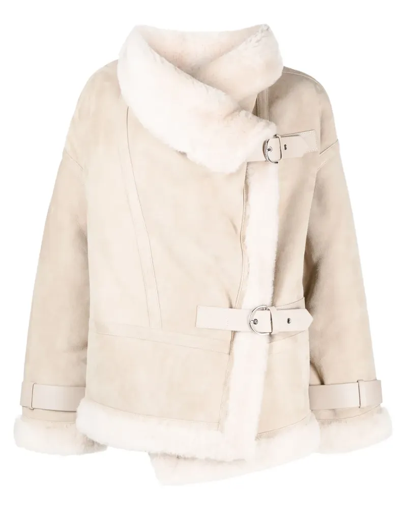 Shoreditch Ski Club Darling Wildlederjacke - Nude Nude