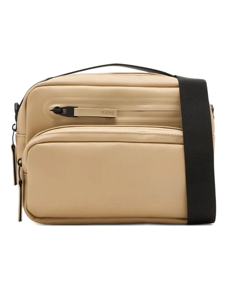 RAINS Cargo Kuriertasche mit Reißverschlussdetail - Nude Nude